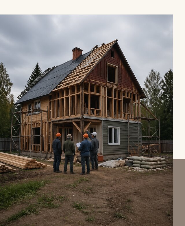 Реконструкция дачного дома в Ульяновске под ключ с проектом