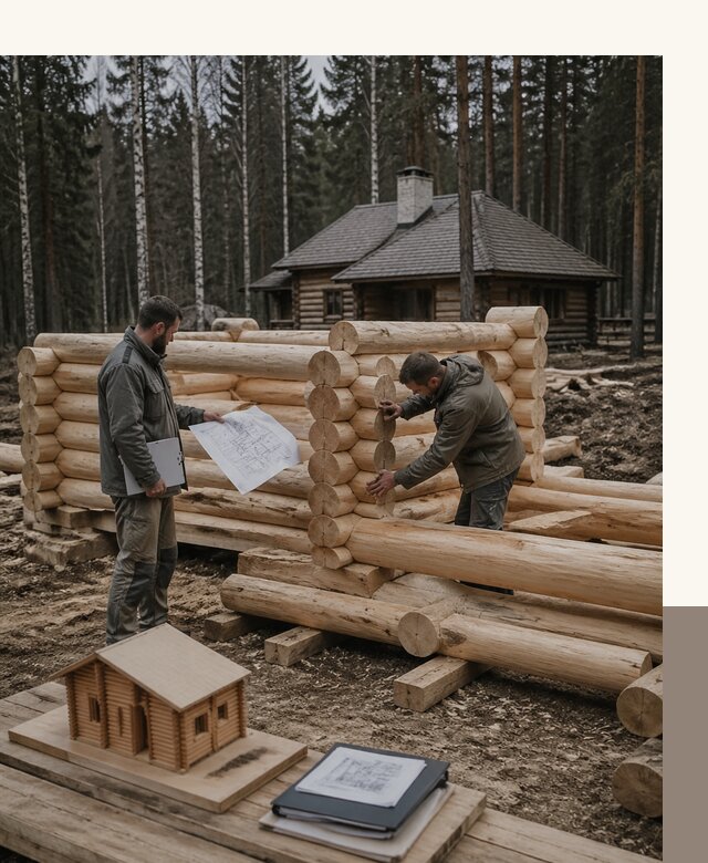 Проектирование и строительство домов из бревна в Ульяновске
